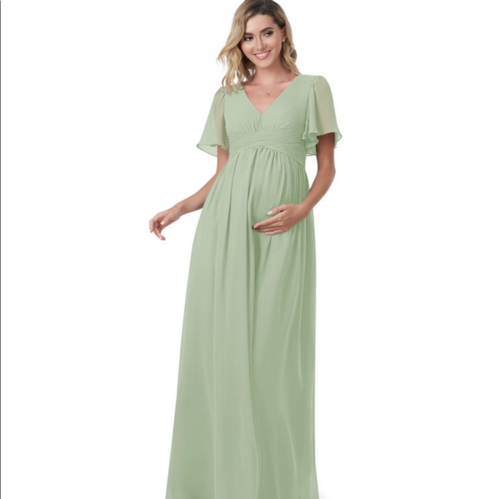 Azazie maternity bridesmaid dress